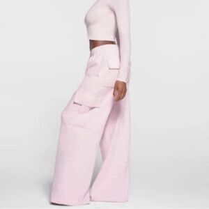 SKIMS Cherry Blossom Cargo Sweatpants